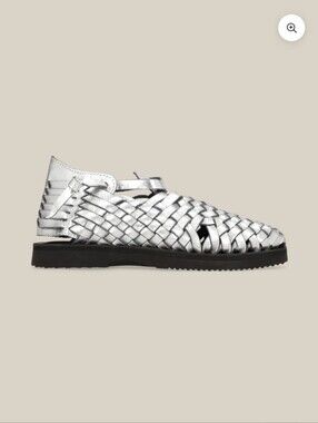 Espiritu Women’s Leather Shooting Star Litesole Slip-On Silver/Black Size 5